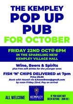 Pop Up Pub October 2021